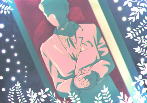 ギャツビーのファンアート。棺の中の男。