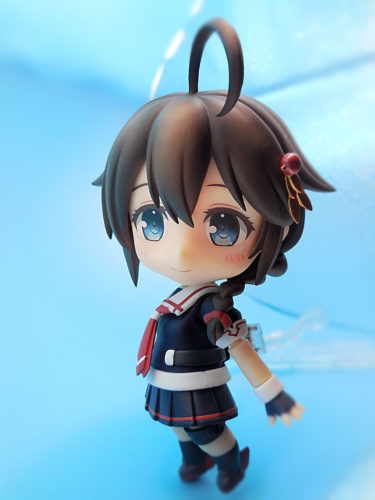 艦隊これくしょん、時雨のねんどろいど写真。左腕のパーツが取れそう。