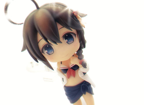 艦隊これくしょん、時雨のねんどろいど写真。水着バージョン。