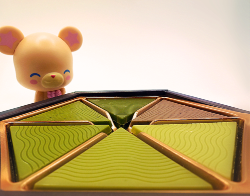 モフルンとチョコレートの写真