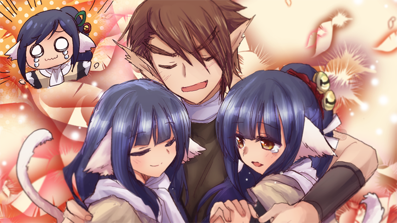 鈴音イベントのオボロ一家