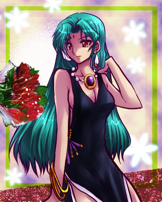 アンティと花束