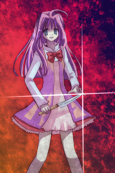 刃物を持ってる春菜ちゃん