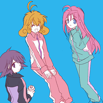 ジャージの三人