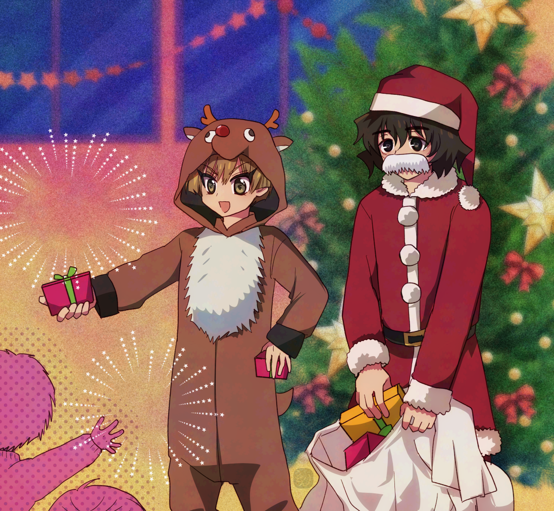 クリスマスの不破と宮裡