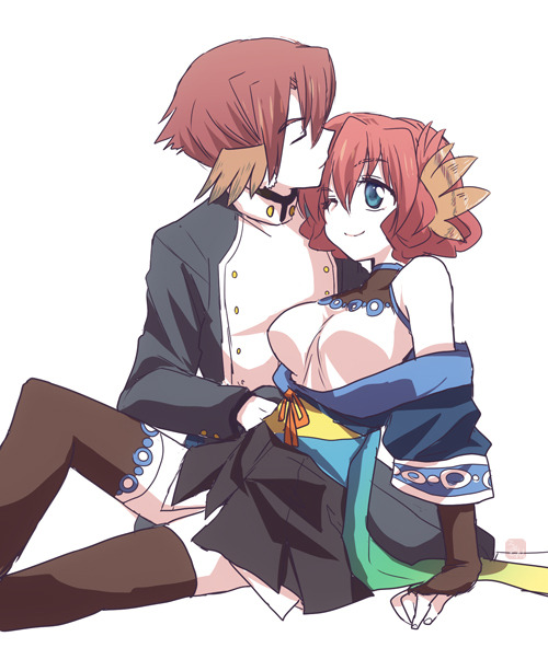 オウノスがチューしてるラクガキ